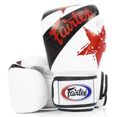 Fairtex 國家版拳擊手套 BGV1, 1套, 白色