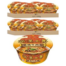 統一 滿漢大餐 蔥燒牛肉麵 192g, 12入