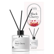 enesti 擴香瓶 180ml+擴香棒 5入組, 黑櫻桃, 200ml, 1套