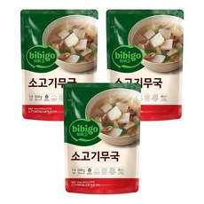 CJ bibigo 牛肉蘿蔔湯調理包, 3包, 500g