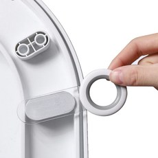 Daamoa 衛生馬桶蓋提環把手, 2個, 灰色