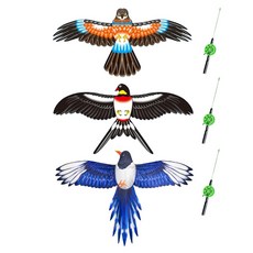 生活智慧 釣魚竿 放風箏 喜鵲 老鷹 燕子, 3套