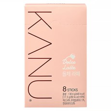 KANU 煉乳拿鐵咖啡, 17.3g, 8條, 1盒
