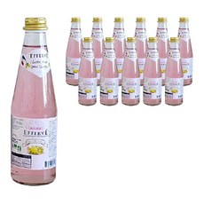 에페브 스파클링 레몬에이드 핑크, 330ml, 12개