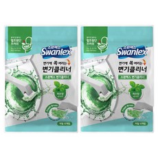 SWANLEX 可沖式馬桶清潔劑 草本香 12入, 2個, 混色