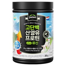 paleo 高蛋白山羊奶蛋白 plus 亮胺酸, 1個, 280g