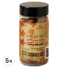 그린너트 메이플 호두 정과, 140g, 5개