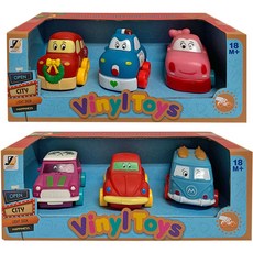 6 件套毛絨玩具車, 混色