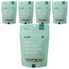 NRG+ 原味覺醒 犬用原肉凍乾生食餐 放牧羊, 新西蘭草飼羊肉, 無穀物, 50g, 5包