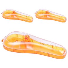 MenToolkitz 旅行用刮鬍刀收納盒 橘色, 1入, 3個