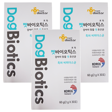 mypet doctor Biotics 汪益生 狗狗 30包 綜合益生菌, 3盒