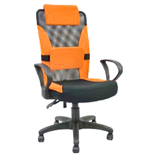 收納王妃 台灣製造 透氣辦公椅 ND-02, 橘色