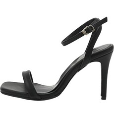 JACK&JILL 女款繫帶涼鞋 9cm JB2451, 黑色, 230