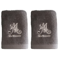 Maison 毛巾 170g 30支, 灰色, 2個