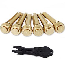 Konaim 吉他高級弦釘 6入 + 弦釘拔除器組合, 1套