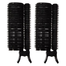 LOUIS BON 雙捲髮根夾, 黑色, 2個