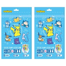태양생활건강 포켓몬스터 모기퇴치 썸머패치 136p, 혼합색상, 2개