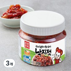 반찬단지 신선한 낙지가 입맛 살리는 낙지젓, 500g, 3개