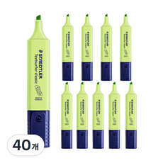 STAEDTLER 施德樓 Textsurfer 粉彩螢光筆 364, 粉彩萊姆色, 40個