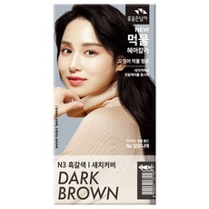 꽃을든남자 뉴 먹물 헤어칼라크림, 1개, N3 흑갈색