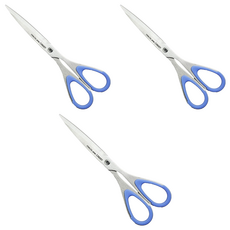 CANARY 長谷川刃物 尖刃事務剪 175mm 日本製, ESR-175, 3支