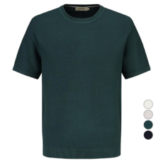 ZIOZIA 男士Miracool變形編織短袖針織衫 AEF2ER1101