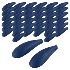 반비노 늘어남 방지 옷걸이 행거캡, 블루, 40개