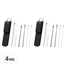 Beauriq 便攜式多合一潔耳器6件組 黑色, 4套