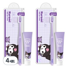 ATEX 三麗鷗庫洛米旅行用牙刷+低氟牙膏組, 4組