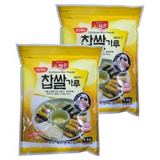 청은에프엔비 찹쌀가루, 1kg, 2개