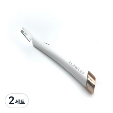FLAWLESS 女用LED多用途修眉刀+替換刀片 6入組, 2組