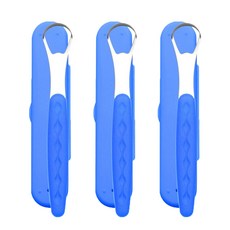 비즈온 성인용 혀 설태 제거 클리너 블루, 25.5g, 3개