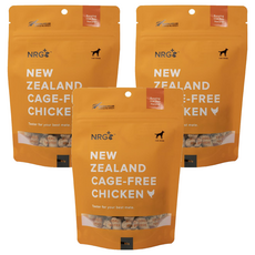 NRG+ 原味覺醒 犬用原肉凍乾生食餐, 田園雞, 50g, 3包