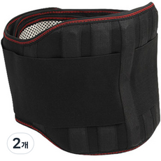 심플라인 허리 지지대 보호대 블랙, 2개