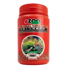 AZOO 9合1小烏龜飼料, 900ml, 1瓶