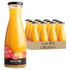 Juver 茱兒 芒果檸檬百香果汁, 850ml, 12瓶