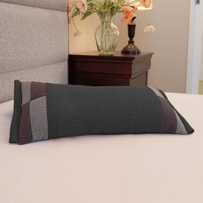 Sarang Yegam 韓國產顏料染色拼接蕎麥枕, 黑色, 1個