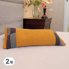 숙면예감 패치형 바이오칩 베개, 노랑, 2개