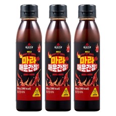 몽고간장 몽고식품 마라 매운간장, 350g, 3개