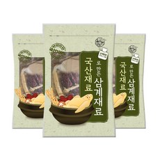 蔘雞湯韓方食材, 100克, 3包