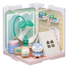 TAKARA TOMY Pokepeace娃娃屋 植物露台, 木木梟 + 波加曼, 1組