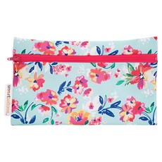 Smart Bottoms 防水收納袋, Mini (21.5 x 13.5cm), Aqua Floral