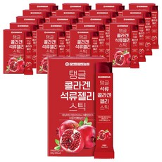 참앤들황토농원 탱글 콜라겐 석류젤리 스틱 15p, 300g, 20개