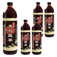 茶本味 黑烏龍茶 無糖, 5個, 1個裝, 1L