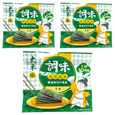 大禾 調味對切海苔, 13.2g, 3包