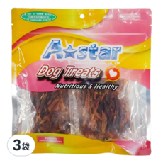 A star 滷香超軟Q 狗零食 營養健康 天然成分, 雞胗, 140g, 3袋