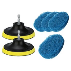 MONACO OLIVE 電動清潔刷頭 + 쓱싹菜瓜布 2入, 混合顏色, 2套