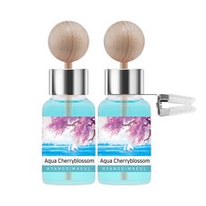 Hyanggimaeul 車用擴香 17ml 2入 + 木棒 2入 + 出風口夾 2入, 1套, 水漾櫻花
