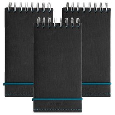 Sosomoongoo The Very Thing 便攜筆記本 130mm x 70mm, 黑色, 3個