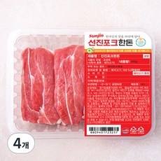 선진포크한돈 뒷사태 수육용 (냉장), 600g, 4개